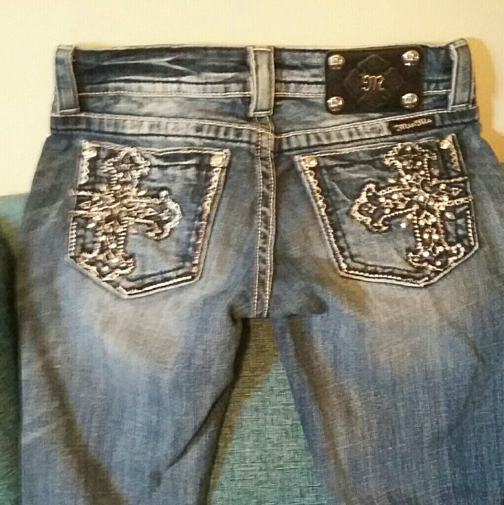Miss Me crop capri's